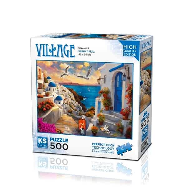 20074 PUZZLE 500 Santorini