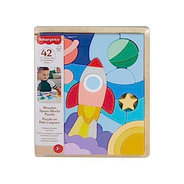 HXY42 Fisher-Price Ahşap Uzay Yapboz