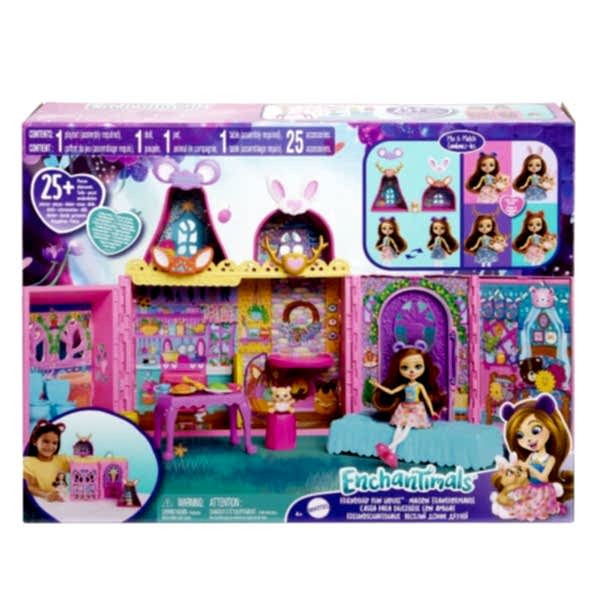 HXL53 Enchantimals Ana Karakter Bebekler Evi