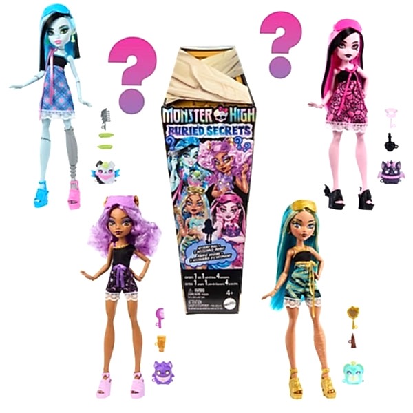 HYV64 Monster High Gizemli Sırlar Havalı Pijama Partisi Serisi