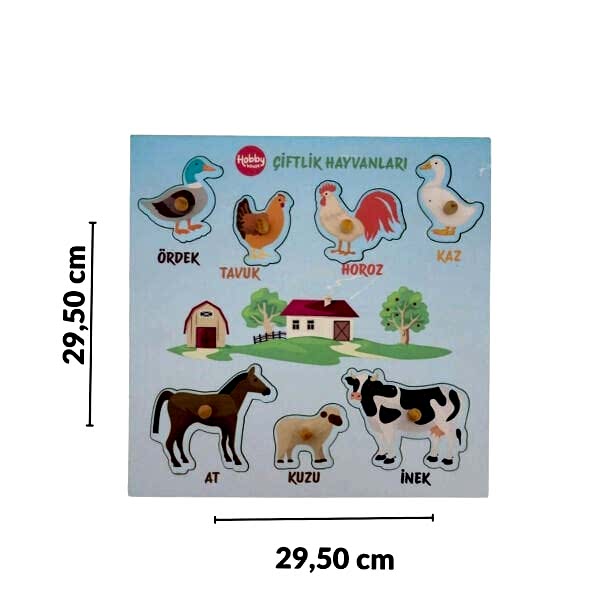 HH2085-ÇİFTLİK HAYVANLARI YAPBOZ