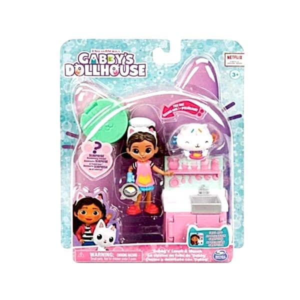 36525 SUN-SPM-FİGÜR SET GABBY S DOLLHOUSE AKTİVİTE BEBEKLERİ 3A.