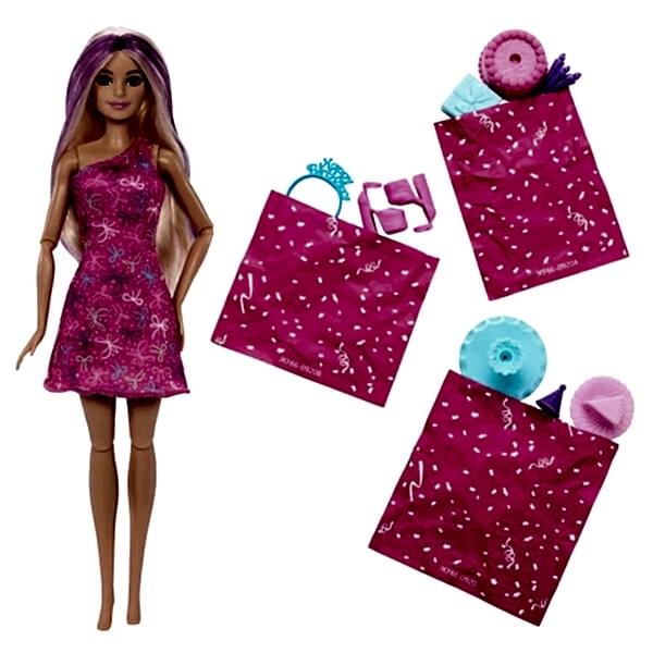 JKF66 Barbie Party Unboxed Parti Sürprizi Doğumgünü