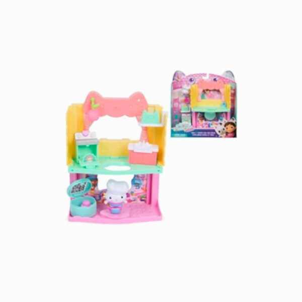 S00006727 SUN-SPM-FİGÜR SET GABBY S DOLLHOUSE MUTFAK SET/BANYO SET 10PRÇ.2A.