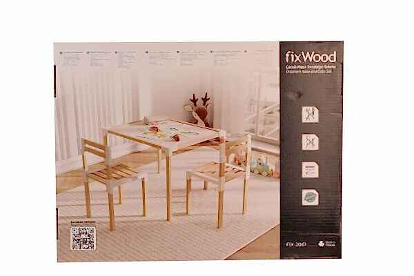 7719 FİX WOOD ÇOCUK MASA SANDALYE TAKIMI