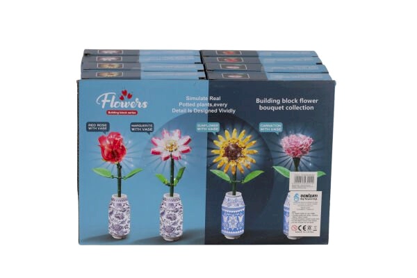 123-992-996 KUT 8Lİ ILIKLI ÇİÇEK BLOKLAR(Belirtilen fiyat, tekli satış için adet fiyatıdır.)