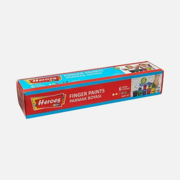 ERN-710 Heroes Color 6lı Parmak Boya - Eren Oyuncak