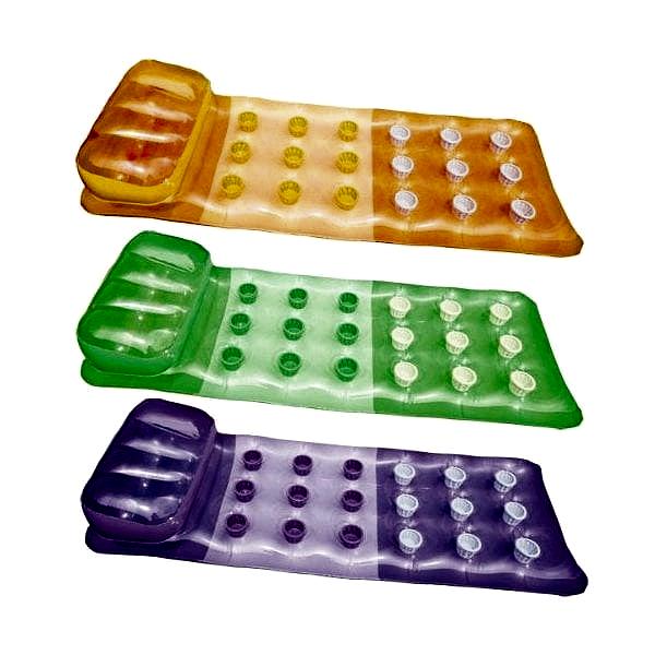 58890 RENKLİ BARDAKLI YATAK 188X71