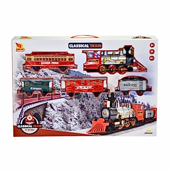 1553 Klasik Tren Seti Sesli ve Işıklı 22 Parça