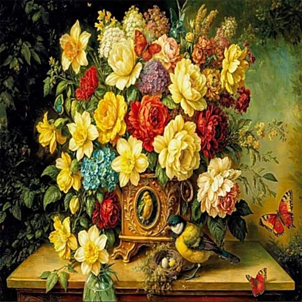 20857 PUZZLE 1000 Flowers and Wings