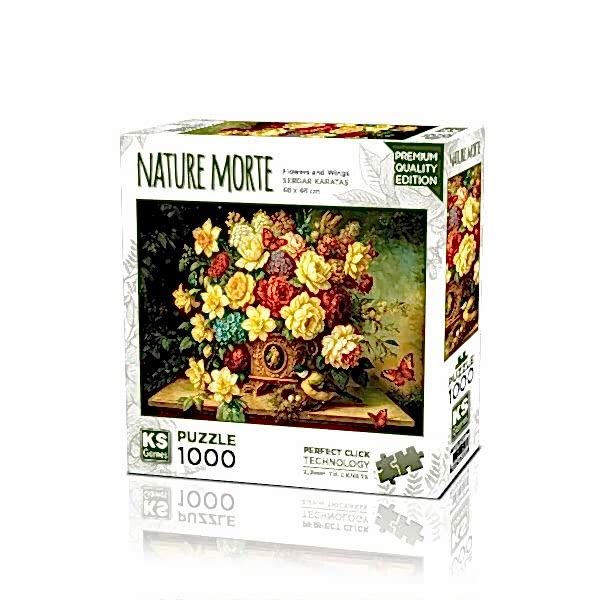 20857 PUZZLE 1000 Flowers and Wings