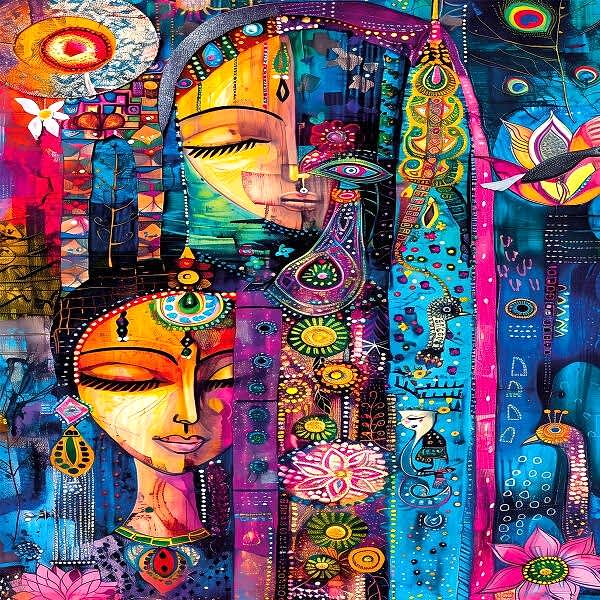 20851 PUZZLE 1000 İNDİAN WOMAN