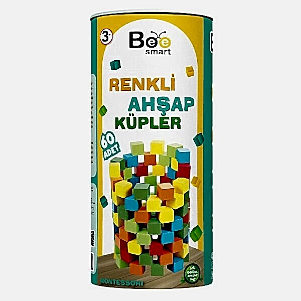 BS5700 BEE SMART RENKLİ AHŞAP KÜPLER