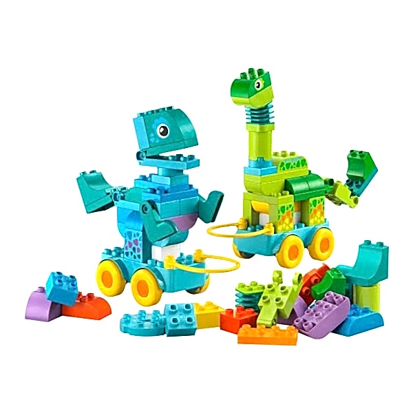 10451 Lego Duplo 3'ü1 Arada Tekerlekli Dinozorlar 103 parça +3 yaş