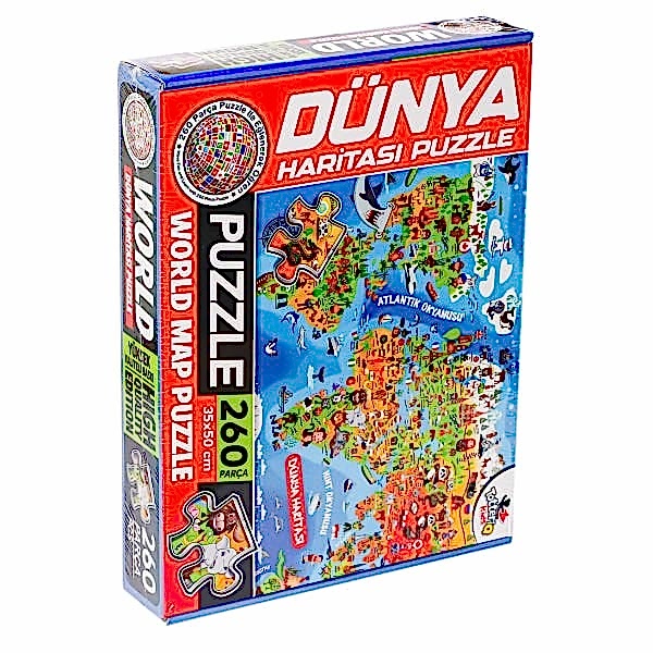 7375 Dünya Kültür Haritası Puzzle -Totteriq