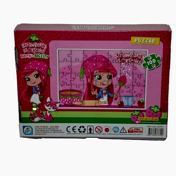 CK7879 ÇİLEK KIZ 100 Parça Kutu Puzzle-Utku