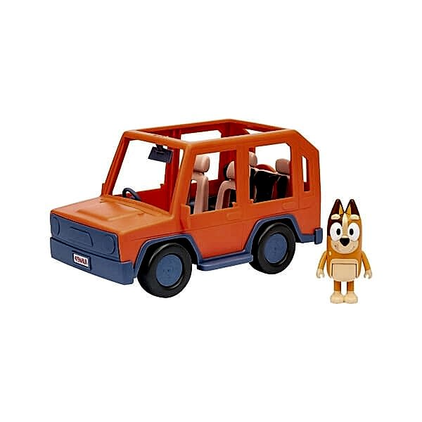 BLUEY 17661 Bluey 4x4 Büyük Araç ve Chilli Figür Set