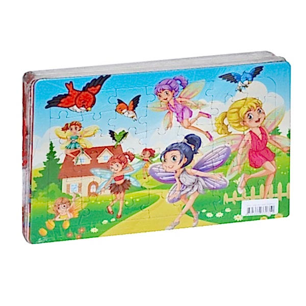 LC073 Laço, Orta Boy Frame Boyamalı Puzzle 9 Model