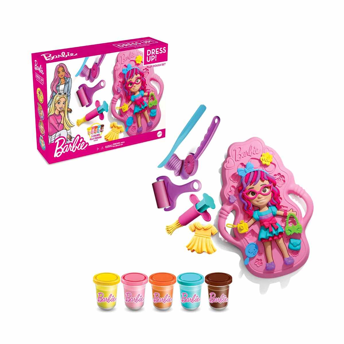 03927 BARBİE BEBEK GİYDİRME HAMUR SET 280 GR
