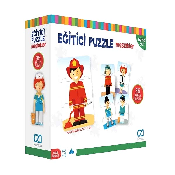 CA.5030 CA Games, Eğitici Puzzle Meslekler