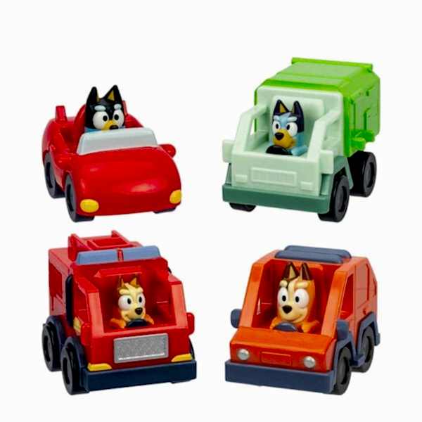 BLUEY 18066 Bluey Figürlü Mini Araçlar - Asorti(Belirtilen fiyat, tekli satış için adet fiyatıdır.)