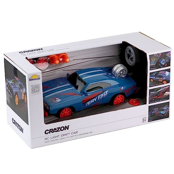 5016 SUN-YFN-CRN-RC ARABA DRİFT FF YEDEK TEKERLEK KUKALI IŞIKLI 7 4V USB 2A