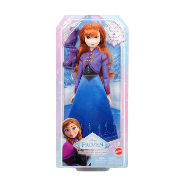 JBG54 Disney Karlar Ülkesi Buz Pateni Temalı Anna Bebek