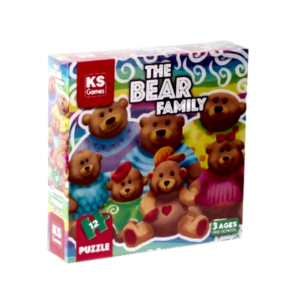 PRS 32705 The Bear Family Pre School Puzzle -KSPuzzle