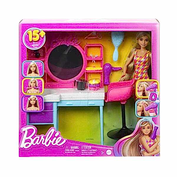 HKV00 Barbie Muhteşem Kuaför Oyun Seti