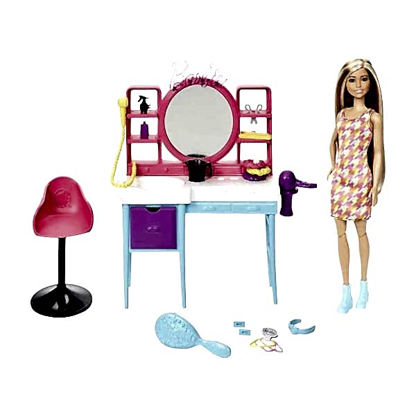 HKV00 Barbie Muhteşem Kuaför Oyun Seti