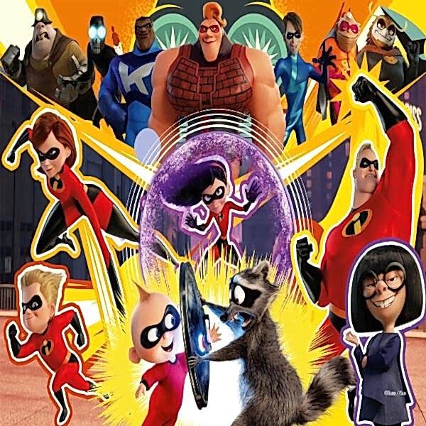 INC 113 INCREDIBLES 2 PUZZLE 200