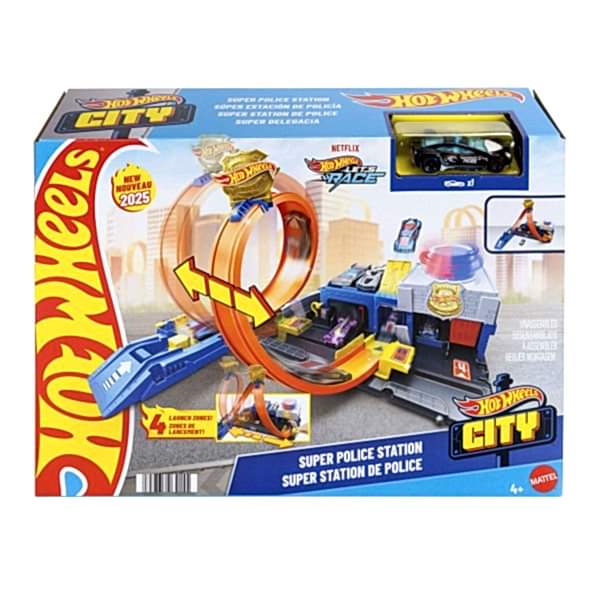JBM71 Hot Wheels Polis İstasyonu Oyun Seti