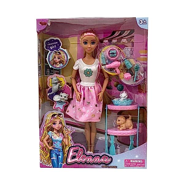 WG66962 -Vardem Kutulu  Pet Shop Bebek Set 11,5 inç