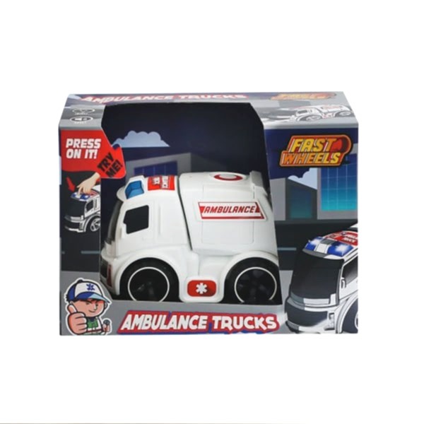 ER-247 Fast Wheels Ambulans Kamyonu -Erdem Oyuncak