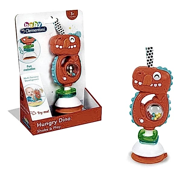 17330 Baby Clementoni - İnteraktif Dinozor Oyuncak +6 ay