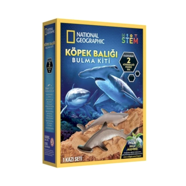 NAT07002 National Geographic Köpek Balığı Bulma Kiti - TRHAMSHDIG +6 yaş