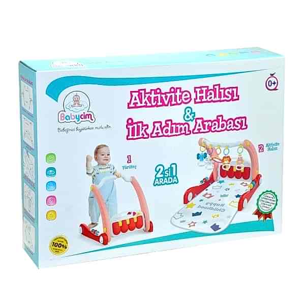 E0634 AKTİVİTE HALISI İLK ADIM ARABASI PEMBE